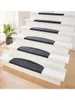 15er Set Stufenmatten Treppe Halbrund 26 x 65 cm Anthrazit Produktbild-Vorschau 2