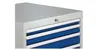 Schubladenschrank H1019xB1005xT736mm grau/blau 6 Schubl. Produktbild-Vorschau 3
