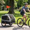 PawHut – skladací príves za bicykel pre psov so sklopnou Náhľad obrázku produktu 2