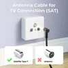 deleyCON 15m SAT TV Antennenkabel Winkel Koaxial Kabel Produktbild-Vorschau 3