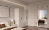AX LIVING Beige Kleiderschrank mit Spiegel Storicos 4T Produktbild-Vorschau 4