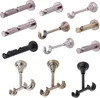 MDEKOR staffa a parete 2 tende in acciaio inox look R Anteprima dell’immagine prodotto 2