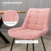 HOMCOM 2er Set Esszimmerstuhl Küchenstuhl Polsterstuhl mit Produktbild-Vorschau 5