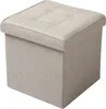 Sgabello Happyment Beige - Con vano portaoggetti - Sgabello Anteprima dell’immagine prodotto 2