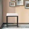 CLP Sitzhocker Barci mit Polsterung und schwarzem Produktbild-Vorschau 3