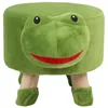 Grüner Frosch puff für Kinder 28x25cm Produktbild-Vorschau 4