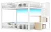 Merax stapelbed, 140x200 cm, kinderbed met opbergruimte, Productafbeelding-voorbeeld 6