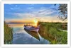 Poster - Poster ohne Rahmen - See Boot Wasser - 91,5x61 cm Produktbild-Vorschau 1