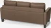 Modernes 3-Sitzer Ecksofa Pouf 2 Kissen Wohnzimmer Remissus Produktbild-Vorschau 4