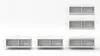 AX LIVING Meuble-paroi Loriano V Chêne Wotan/blanc brillant Voir les images du produit 6