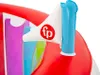 A close-up of an inflatable children's bouncy castle, showing a flag with the 'fp' logo. Anteprima dell’immagine prodotto