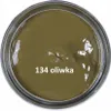 A top-down view of a jar of olive green shoe polish. Produktbild-Vorschau