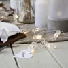 LED Clip Lichterkette - 10 Wäscheklammern für Fotos - warmweiße LED - 1,35m - Batterie - transparent Produktbild-Vorschau