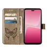 Lederhülle für Xiaomi 13 Lite 5G Schmetterling Prägung Flip Produktbild-Vorschau 4