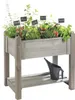 Hochbeet BASIC aus Kiefernholz grau 89,5x59x84,5cm Produktbild-Vorschau 5