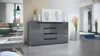 Vladon Sideboard Sylt V1, Kommode mit 2 Türen und 4 Produktbild-Vorschau 2
