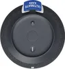 A top-down view of a black portable speaker with a blue and white 'ULTIMATE EARS' logo tag attached to the top. Produktbild-Vorschau
