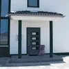 vidaXL Haustür Anthrazit 110x210 cm Aluminium und PVC Produktbild-Vorschau 2