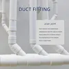Adapter 150 mm auf 100 mm mit 2 Edelstahl Schlauchschelle Produktbild-Vorschau 6