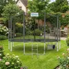 INLEA PREMIUM Jump Trampolin 500 cm mit Außennetz - Grau Produktbild-Vorschau 10