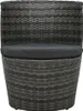 vidaXL Ensemble Bistro 3 pièces avec coussins Poly Rattan Voir les images du produit 6
