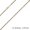 2,2mm Armband Kugelarmband aus 750 Gold gelb/rot/weiß Produktbild-Vorschau 2