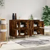 The Living Store Sideboards 2 Stk. Räuchereiche 60x35x70 cm Produktbild-Vorschau 3