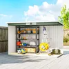 Záhradný domček Outsunny - s posuvnými dverami - oceľový - Náhľad obrázku produktu 9