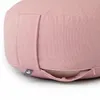 RONDO Meditationskissen CLASSIC dobby rosa | Dinkelhülsen Produktbild-Vorschau 4