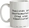 Mr. & Mrs. Panda Teetasse Spruch Künstlerin Traum - Weiß - Produktbild-Vorschau 3
