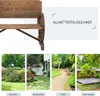 Outsunny 2-Sitzer Gartenbank Massivholz mit Armlehne, Produktbild-Vorschau 6