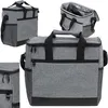 Thermische tas voor lunch strandpicknick 16l grijs Productafbeelding-voorbeeld 1