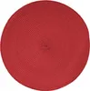 Runder Tischuntersetzer Für Teller Küchenmatte 38 Cm Rot Produktbild-Vorschau 1