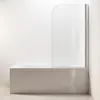 140x80 Duschabtrennung Badewannenaufsatz Faltwand Badewanne Produktbild-Vorschau 12