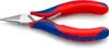 Knipex Elektronik-Greifzange DIN ISO9655 L115mm flach-rund Produktbild-Vorschau 1