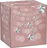 A Kleenex tissue box with a pink and silver bokeh design. Produktbild-Vorschau