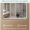 PESENXAN LED Spiegel Bad 80 x 60 cm mit Beleuchtung – Produktbild-Vorschau 3