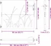 vidaXL Gartentor Schwarz 85 x 100 cm Pulverbeschichteter Produktbild-Vorschau 8