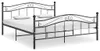 vidaXL Bett Schwarz Metall 140x200 cm Produktbild-Vorschau 7