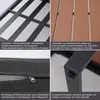 HOMAVO Gartenlounge-Set Für 3-4 Personen,L-Förmiger Produktbild-Vorschau 5