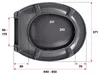 aquaSu® Basic, WC-Sitz in Grau, Duroplast Toilettendeckel Produktbild-Vorschau 7
