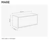 PLATAN ROOM Hängeschrank WEIß Schrank 80 x 35 x 35 cm Produktbild-Vorschau 7