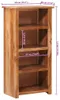 vidaXL Libreria 50x30x100 cm in legno massiccio Anteprima dell’immagine prodotto 7