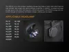A product description and images of a headlamp storage bag. Produktbild-Vorschau