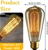 Vintage Edison-Glühbirne, E27 Retro-Glühbirne, Produktbild-Vorschau 5