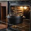 FireRocket Dutch Oven 6qt 5,5L ohne Füße Premium Gusseisen Produktbild-Vorschau 4