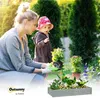 Outsunny Hochbeet aus Stahl, Wetterbeständig Pflanzbeet mit Produktbild-Vorschau 9