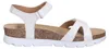 Sandalias para mujer en color blanco Vista previa de la imagen del producto 11