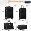 KESSER® Reisekoffer Set 4-teilig | Trolley Kofferset Produktbild-Vorschau 2