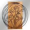 Wallity, Dekorativer Wandaccessoire aus Holz, 55 x 57,5 cm, Produktbild-Vorschau 4